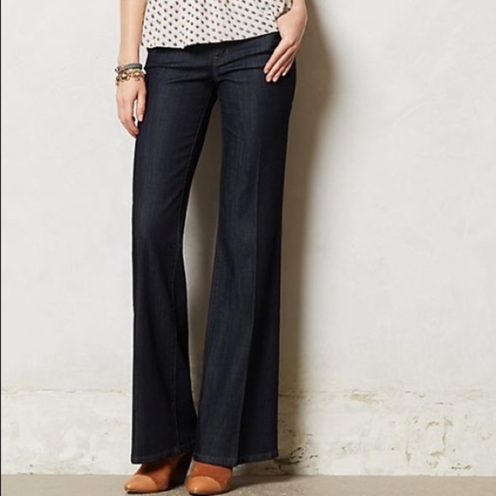 Level 99 Newport Wide Leg Dark Wash Jeans 32